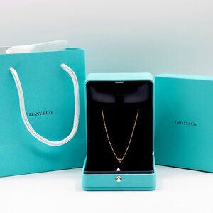 Tiffany & Co Diamonds by the Yard® Pendant Necklace 18k yellow gold with a bezel